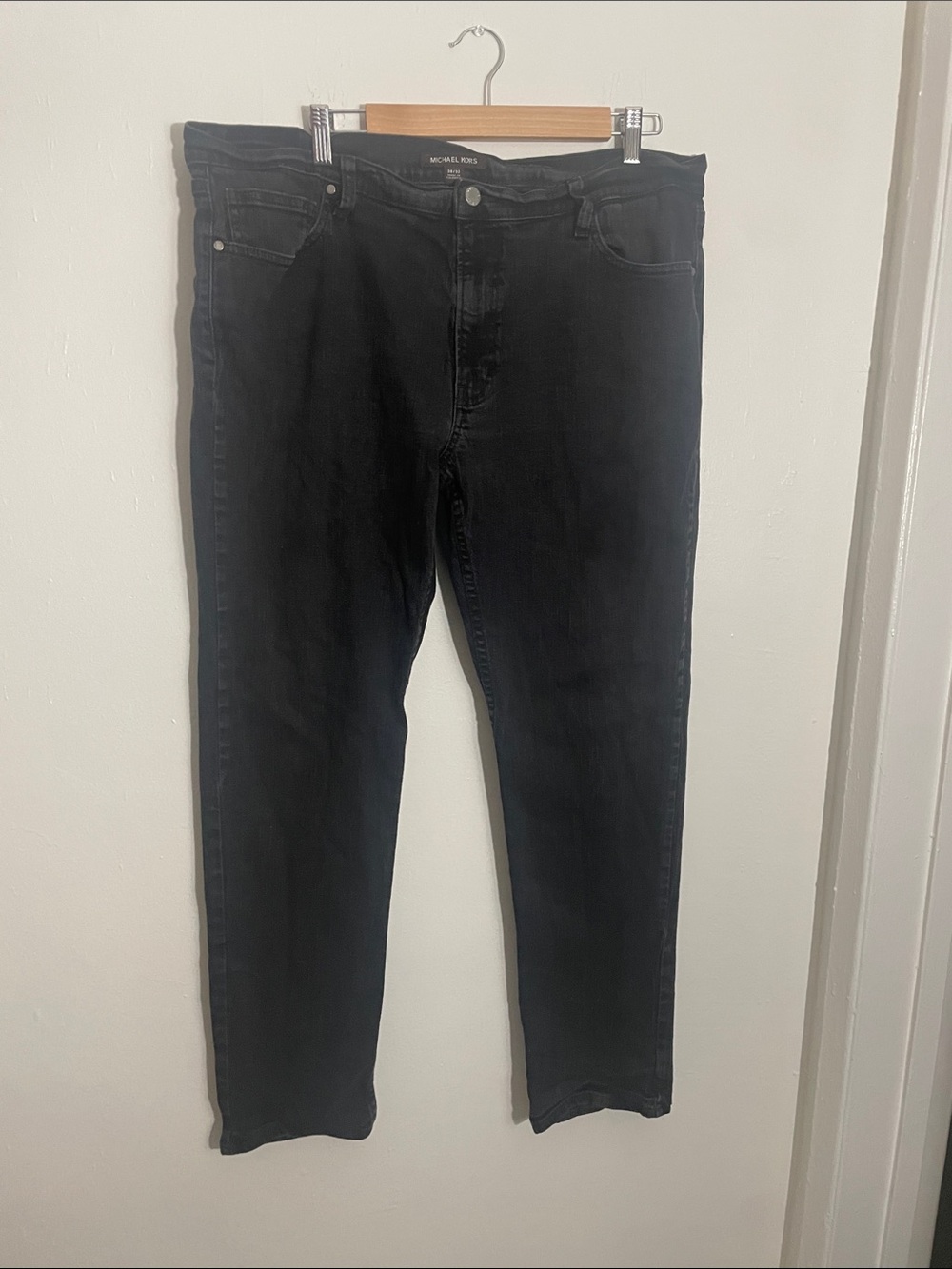 Michael Kors Men's Black Straight Jeans